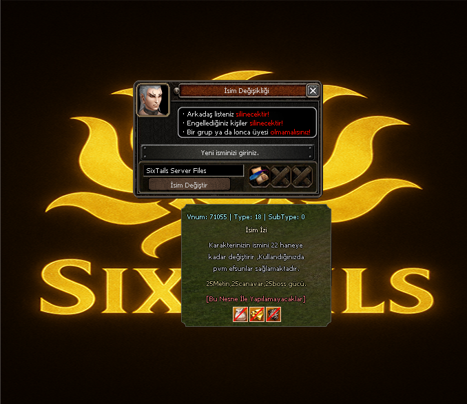 İsim Değiştirme Sistemi